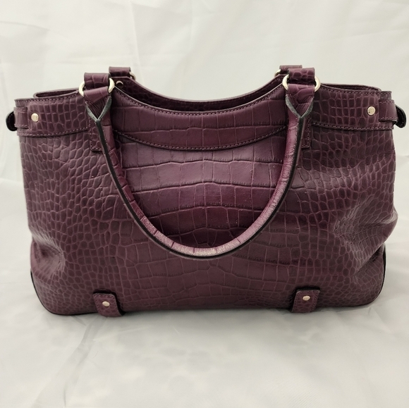 Kate Spade New York Crocodile Embossed Handbag - Picture 3 of 13